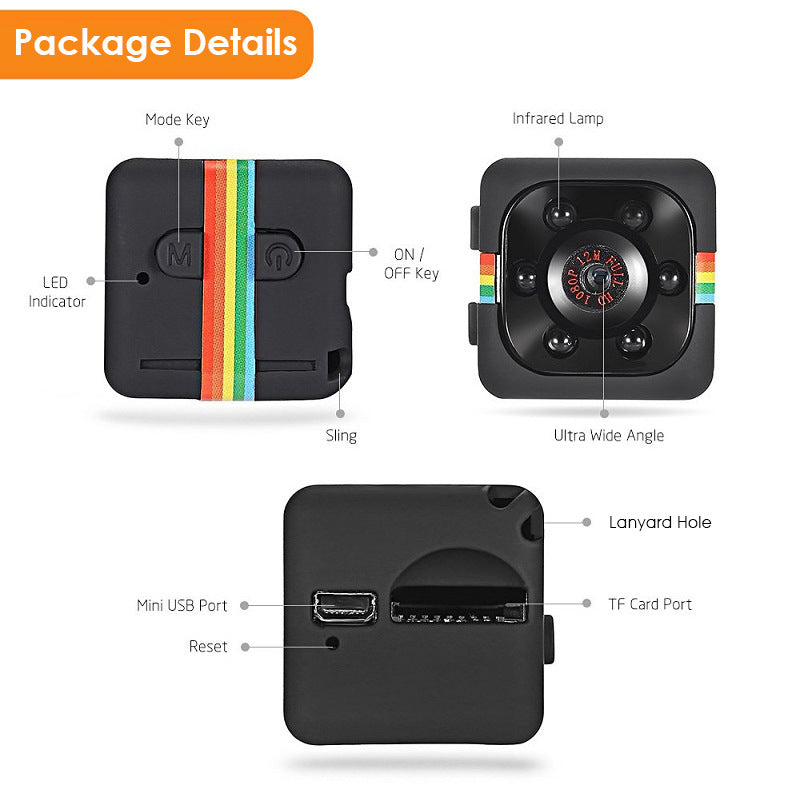 SQ11 Camera 1080P HD Camera Motion Camera
