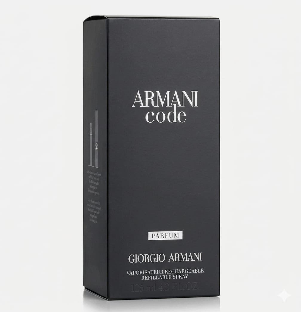 Giorgio Armani Code Parfum Refillable Spray for Men 125ml / 4.2 Fl. Oz