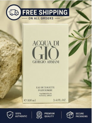 Giorgio Armani Acqua Di Giò Eau de Toilette Spray for Men 100ml / 3.4 Fl. Oz