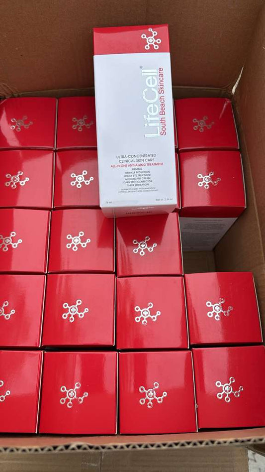LifeCell South Beach Skincare All-in-One Anti-Aging Treatment Cream – 75ml