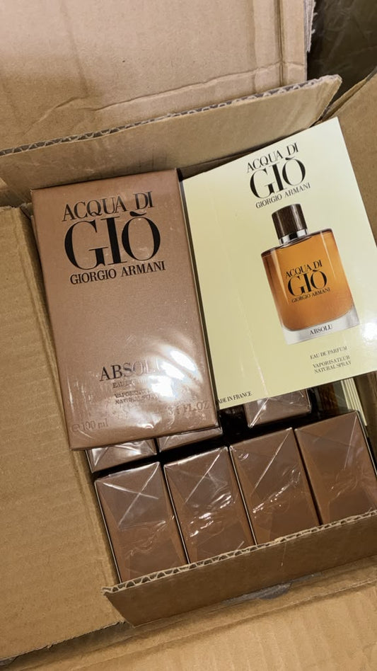 Giorgio Armani Acqua di Giò Absolu Eau de Parfum for Men | Long Lasting Luxury Fragrance | 100ml (3.4 FL OZ)
